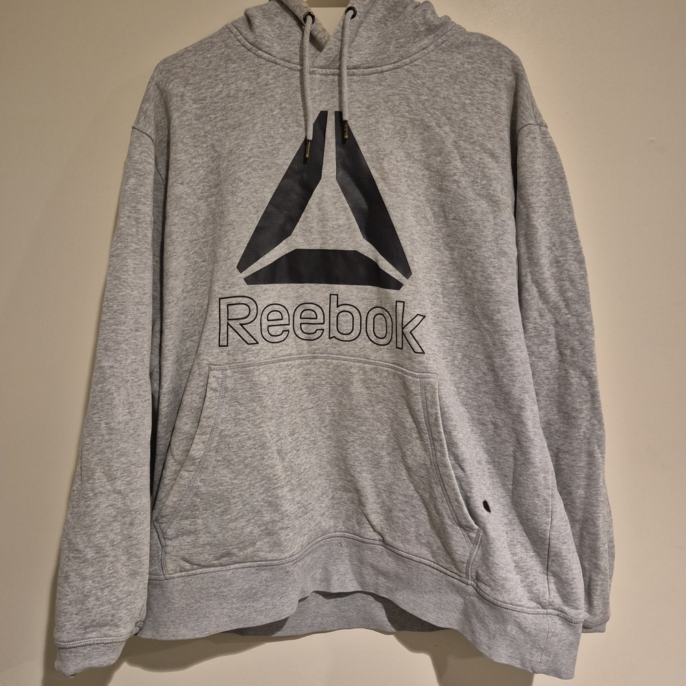 Reebok Light Gray Men's Hoodie